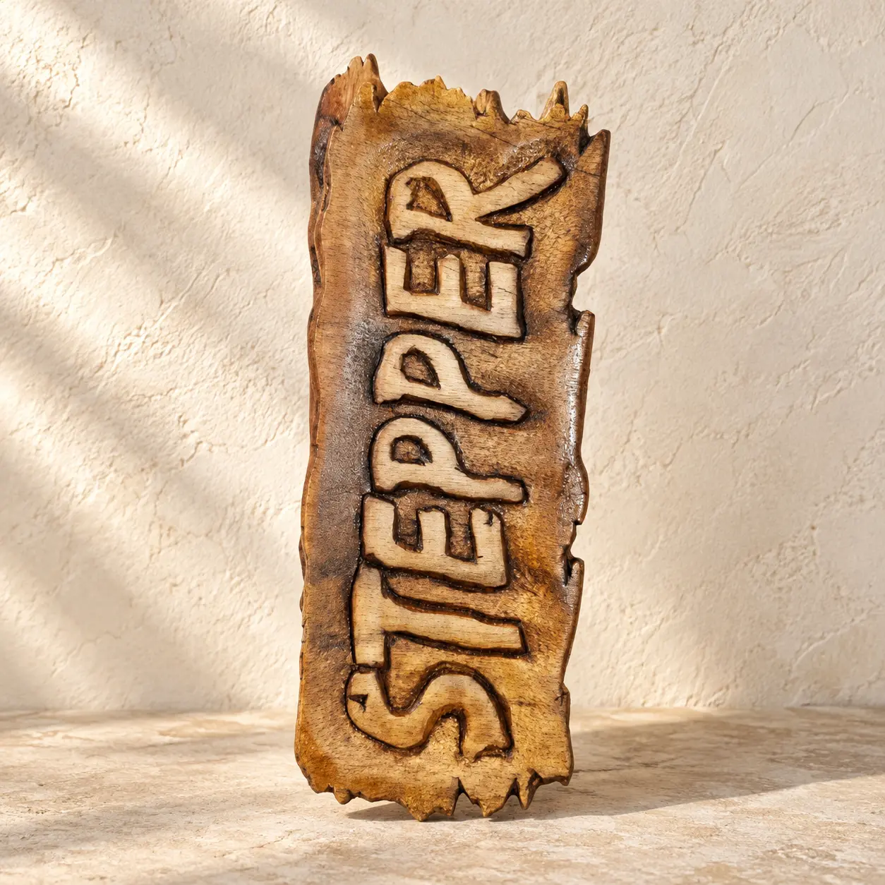 Rustic Name Plaque, hand-carved house & business sign by The Zen Woodcrafts